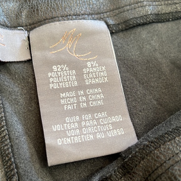 Seven7 Melissa McCarthy Faux leather pants size 3X - Picture 6 of 9
